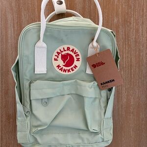 Fjallraven Kanken Mini Mint Green Backpack